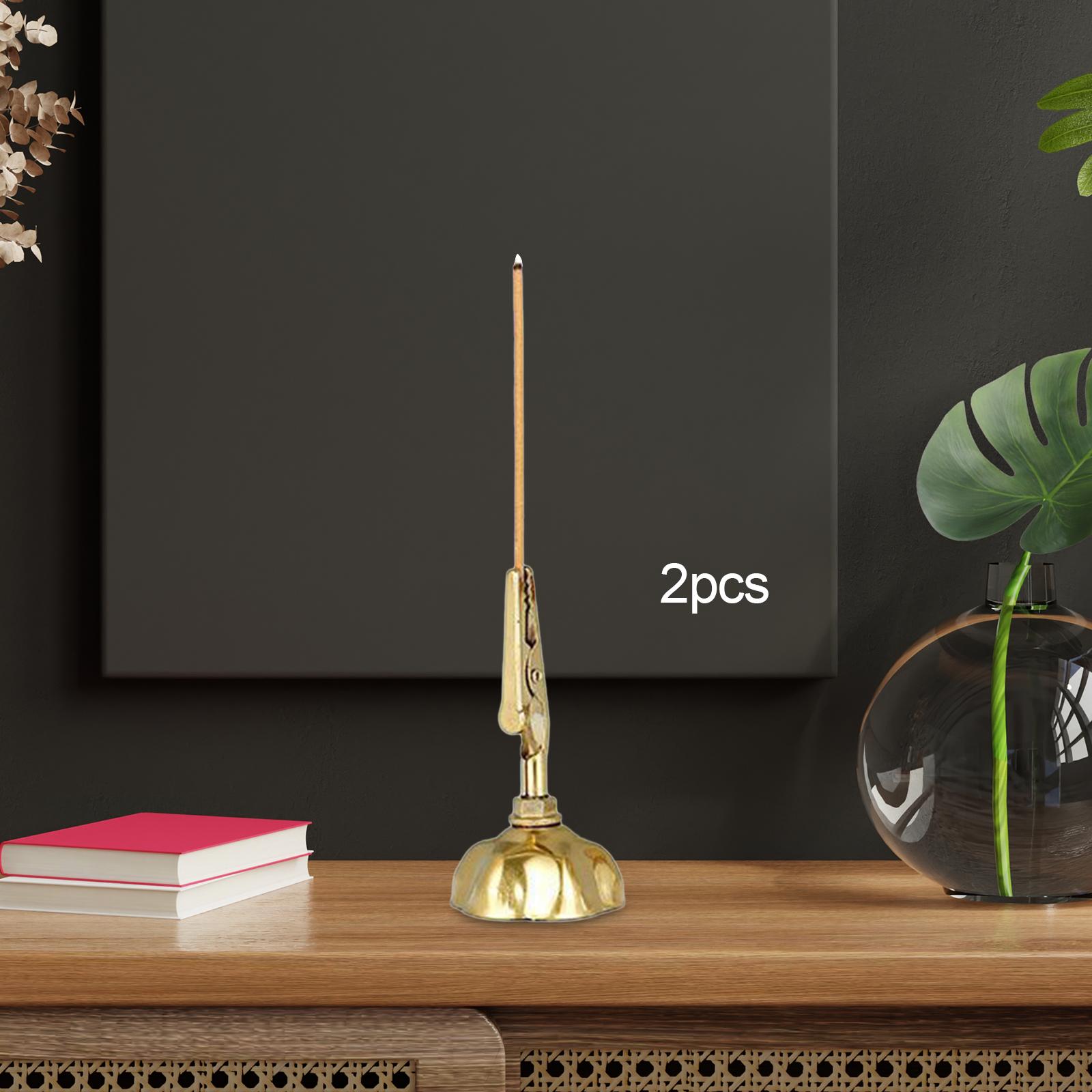 Incense Holder - Alloy Incense Holder Clip for Sticks