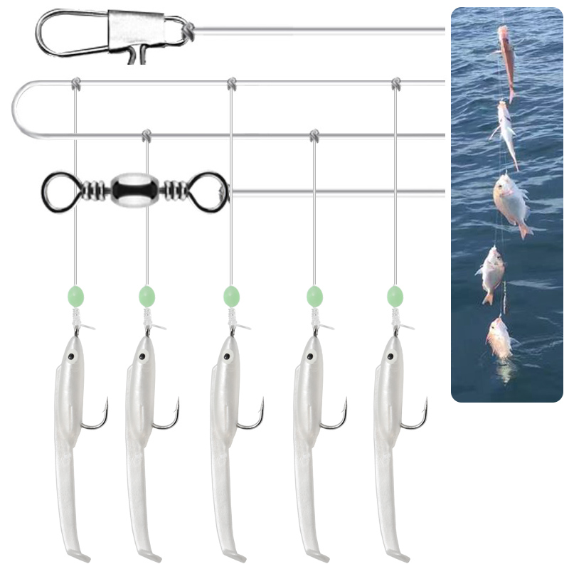 WEIHE 5pcs/set 1# Eel Soft Lur - огляд і ціна Furoshiki