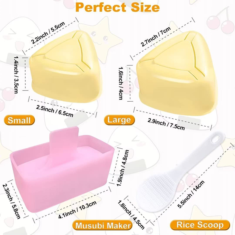 LMETJMA  Pack Rice Mold Musubi - огляд і ціна Sushi Making Kit