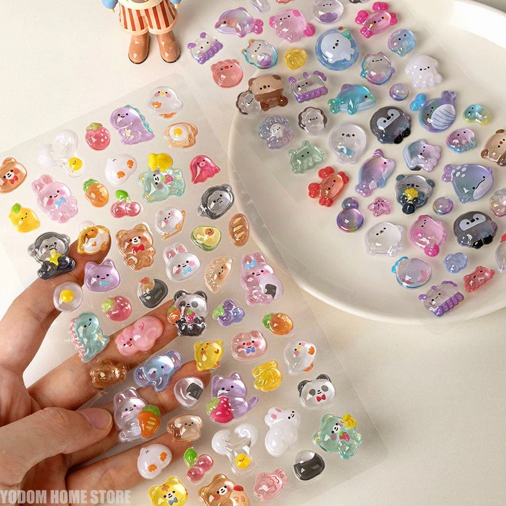 4Pcs Creative 3D Relief Sticke - огляд і ціна Japanese Snacks