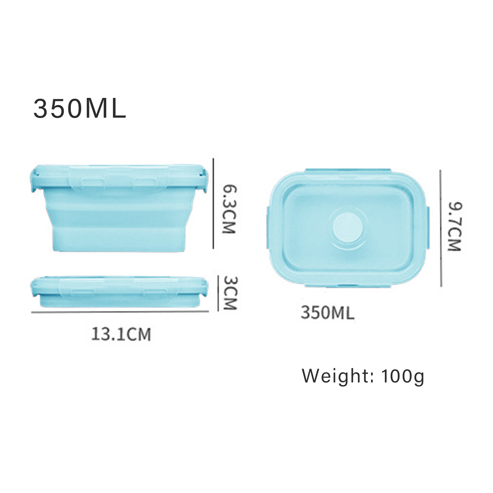 Silicone Lunch Box Food Grade  - огляд і ціна Bento Box