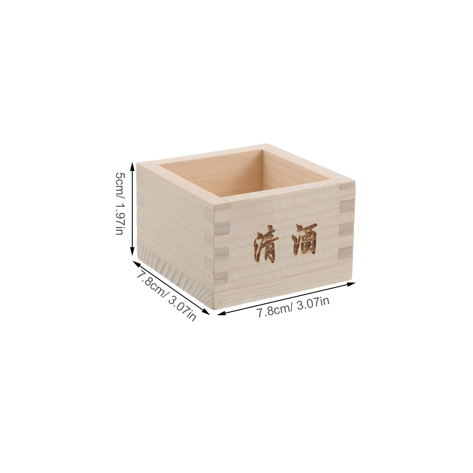 2Pcs Wooden Sake Masu Box Trad - огляд і ціна Japanese Restaurant Lifestyle