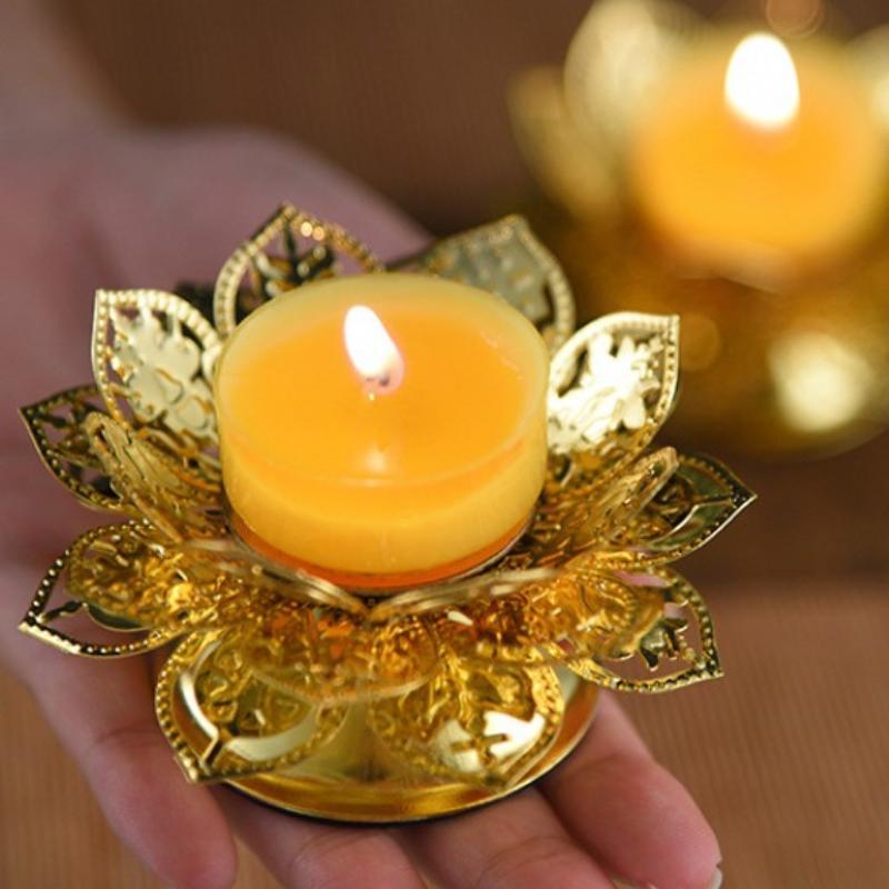 Tea Light Holder Gold Lotus De - огляд і ціна Incense Holder