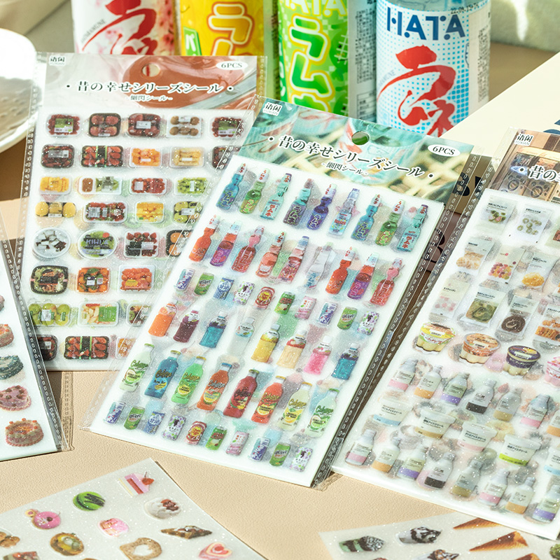 6 Sheets Cute Cake snacks them - огляд і ціна Japanese Snacks