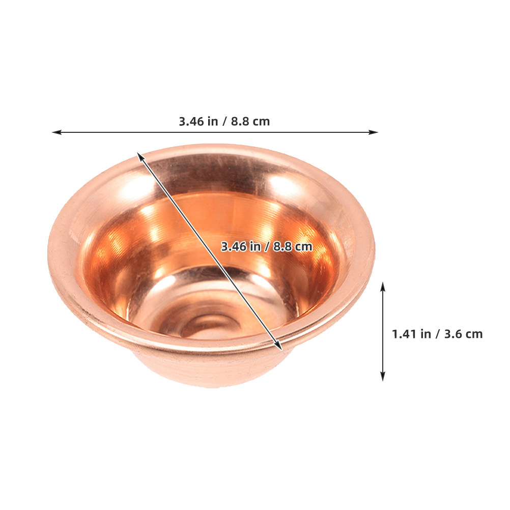 7Pcs Copper Offering Bowl Set  - огляд і ціна Incense Holder